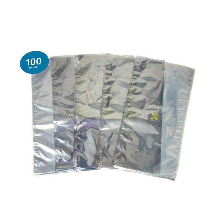 100 Pack 6x8 Inch ESD Anti-Static Shielding Bags - 3.1 Mil Thick, Open Top 9 thumbnail image